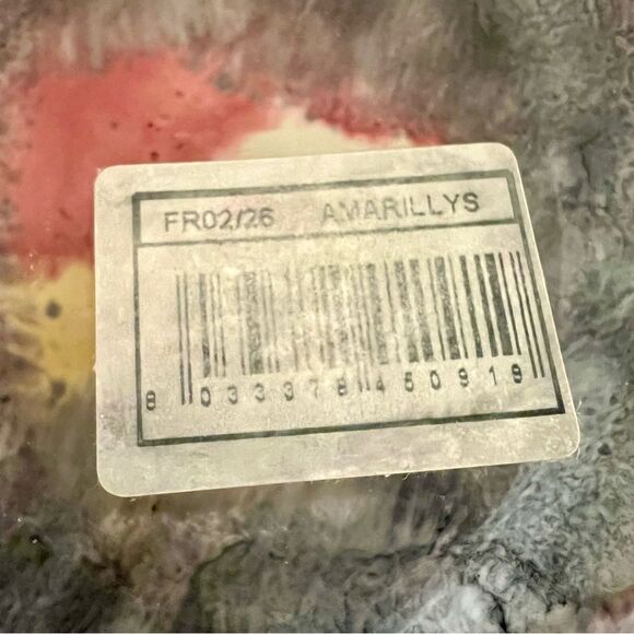 FRANCO Italy MCM Boho Watercolor Pink Gray Beige White Vertical Stripe Vase - Picture 16 of 16